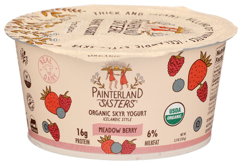 Painterland Sisters Yogurt Skyr Style Mdwbry, 5.3 OZ.