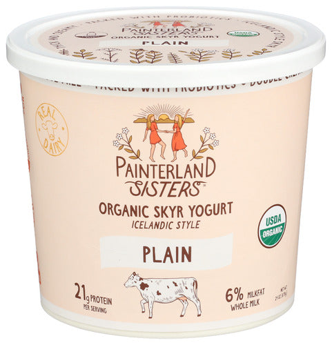 Painterland Sisters Yogurt Skyr Style Plain, 24 OZ.