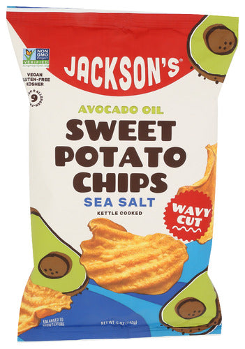 JACKSONS CHIPS CHIPS SEA SALT AVCD OIL - 5 OZ