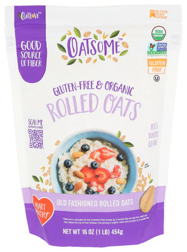 Oatsome Oats Old Fashiond Rolled, 1 LB.