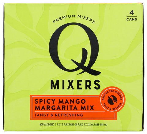 Q Tonic Mixer Margarita Mango 4P, 30 FO.
