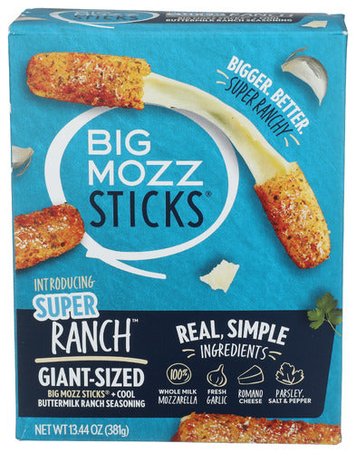 BIG MOZZ MOZZARELLA STCK BG RANCH - 13.44 OZ