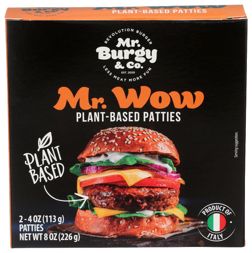 MR BURGY AND CO PATTIES MR WOW PB - 8 OZ