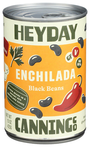 HEYDAY CANNING CO BEANS BLACK ENCHILADA - 15 OZ