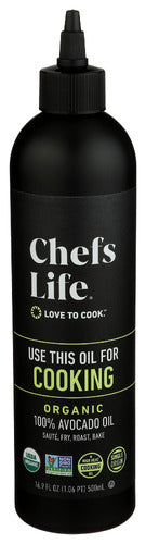 Chefs Life 
Oil Avocado Cooking Sqz, 16.9 OZ.