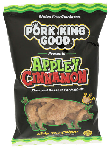 Pork King Good Rinds Pork Appley Cinnmn, 3 OZ.