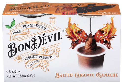BON DEVIL GANACHE CRML SL POTS 4PK - 9.88 OZ