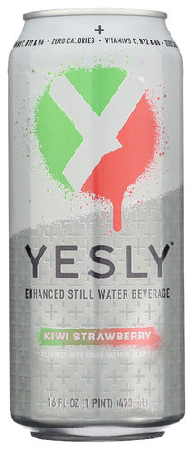 YESLY WATER WATER FUNCTNL KIWI STRAW - 16 FO