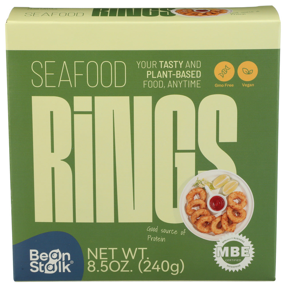 BEANSTALK BRANDS SEAFOOD RINGS PLANT BASE - 8.5 OZ
