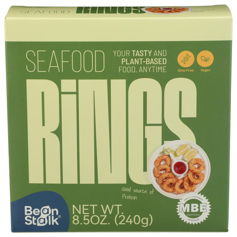 BEANSTALK BRANDS SEAFOOD RINGS PLANT BASE - 8.5 OZ