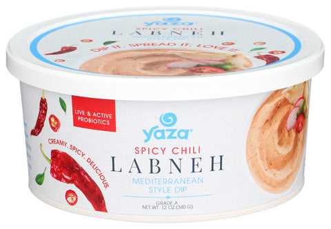 YAZA LABNEH SPICY CHILI - 12 OZ