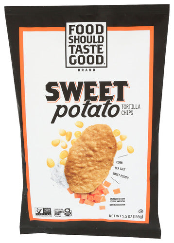 FOOD SHOULD TASTE GOOD CHIPS TORTILLA SWT POTAT - 5.5 OZ
