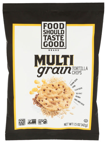 FOOD SHOULD TASTE GOOD CHIPS TORTILLA MULTGRAIN - 1.5 OZ