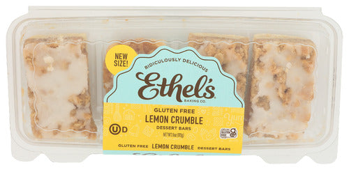 ETHELS BAR LEMON CRUMBLE TRAY4PC - 6 OZ