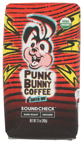 Punk Bunny Coffee Coffee Soundcheck Ground, 12 OZ.