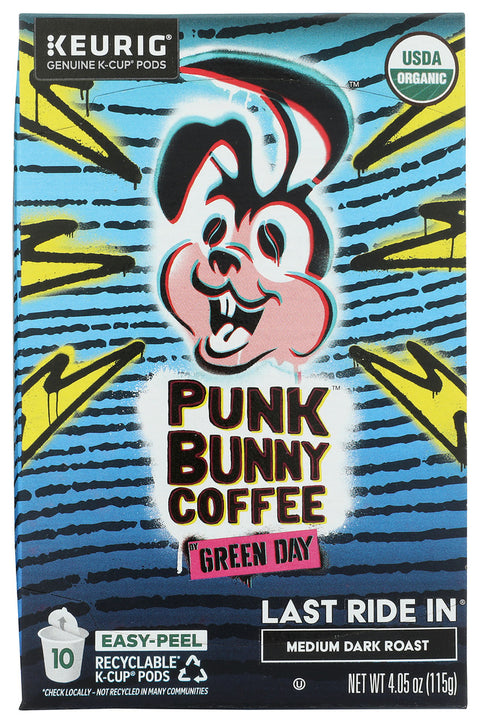PUNK BUNNY COFFEE COFFEE KCUP LST RIDE MED - 10 EA