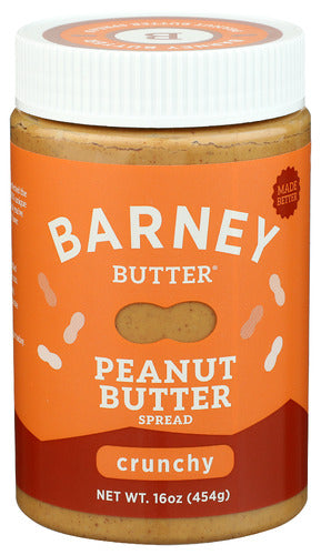 Barney Butter 
Peanut Butter Crunchy, 16 OZ.