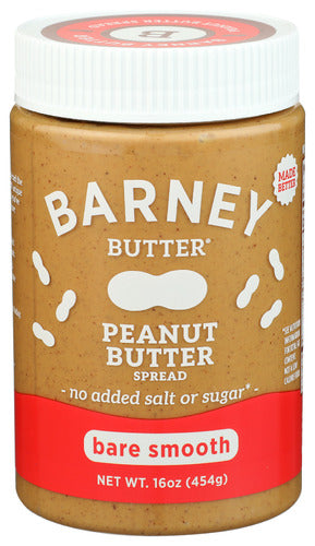 Barney Butter 
Peanut Buttr Bare Smooth, 16 OZ.