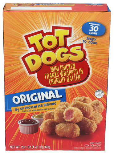 TOTDOGS SNACK TOTDGS ORIGINAL - 20 OZ