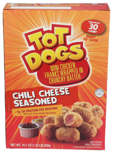 TOTDOGS SNACK TOTDGS CHLI CHESE - 20 OZ