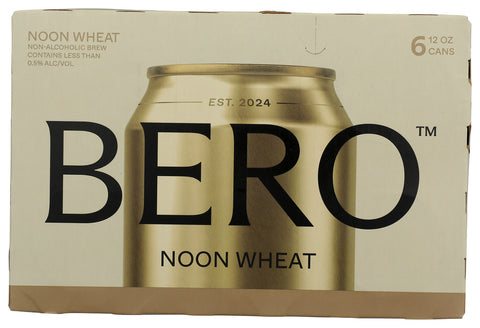 Bero Brewing 
Na Beer Noon Wheat 6Pk, 72 FO.