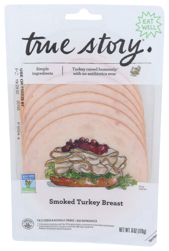 TRUE STORY TURKEY BREAST SMOKED - 6 OZ