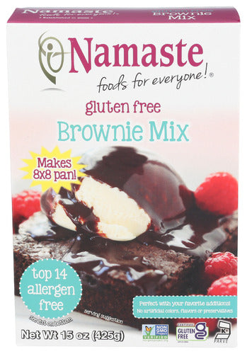Namaste Foods Mix Brownie, 15 OZ.