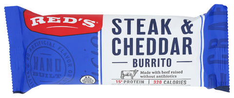 Reds Burrito Steak & Chse, 5 OZ