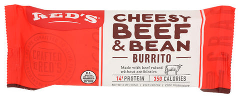 Reds Burrito Beef N Bean Chsy, 5 OZ.