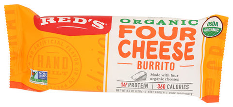 Reds Burrito Queso Rc & Bn, 4.5 OZ.