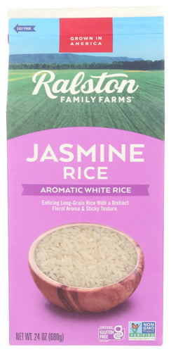 Ralston Family Farms Rice Jasmine White, 24 OZ.