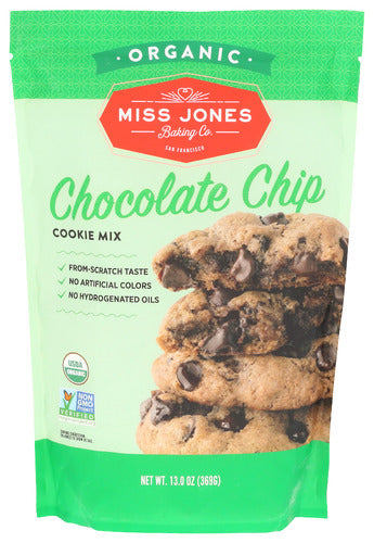 MISS JONES BAKING CO MIX COOKIE CHOC CHIP - 13 OZ