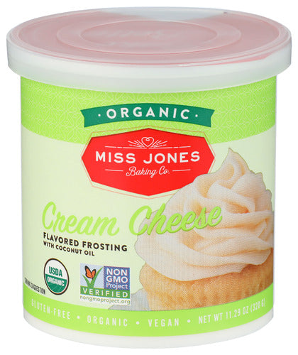 MISS JONES BAKING CO FROSTING CREAM CHEESE - 11.29 OZ