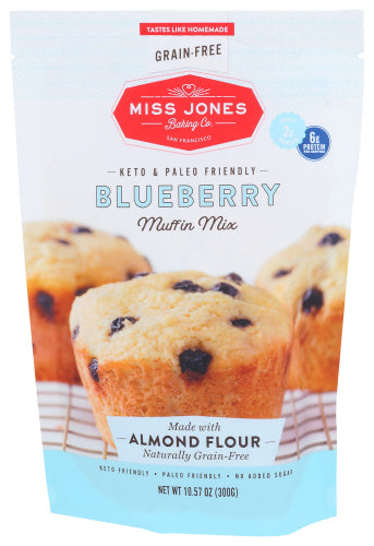 MISS JONES BAKING CO MIX BLUEBERRY MUFFIN - 10.57 OZ