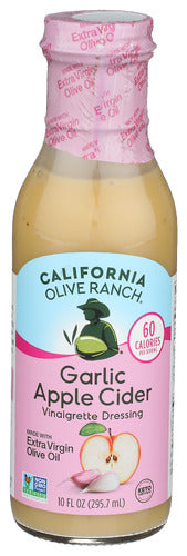 California Olive Ranch 
Dressing Grlc Appl Cider, 8 FO.