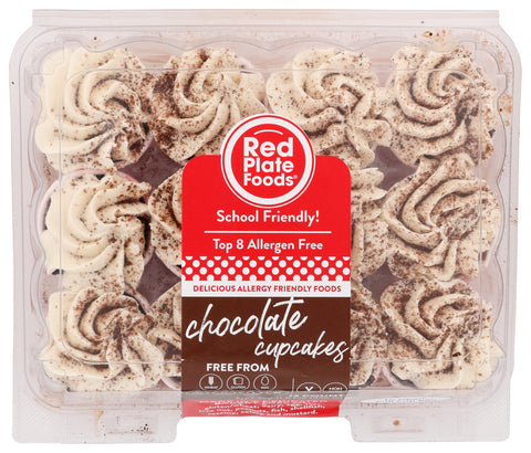 RED PLATE FOODS CUPCAKES MINI CHOCOLATE - 11.85 OZ
