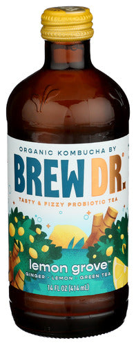 BREW DR KOMBUCHA KOMBUCHA LEMON GROVE - 14 FO