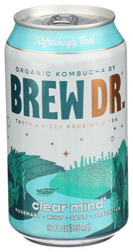 BREW DR KOMBUCHA KOMBUCHA CLEAR MIND 4PK - 48 FO