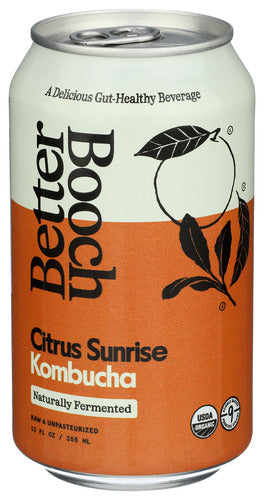 Better Booch 
Kombucha Citrus Sunrise, 12 FO.