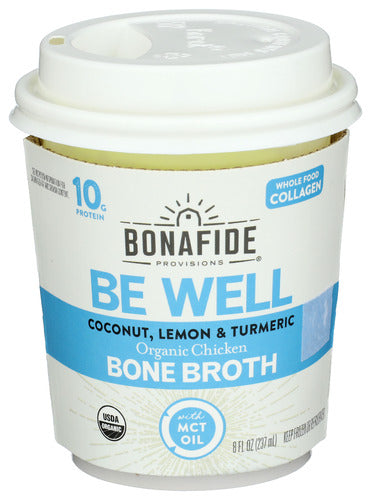 BONAFIDE BROTH BONE CUP CCNUT FRZ - 8 OZ