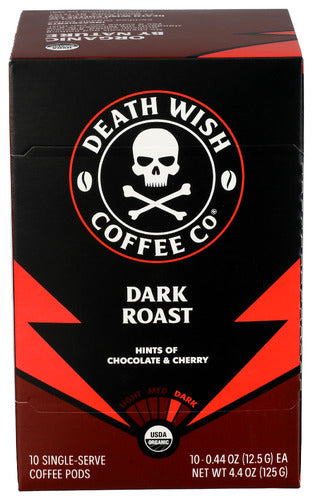 Death Wish Coffee 
Ss Caps 10 Ct, 10 CP.