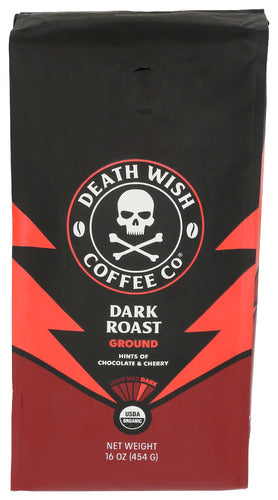 Death Wish Coffee 
Coffee Grnd 16Oz Bg, 1 LB.