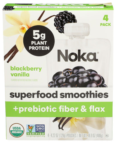 Noka Smoothie Blkbrry Van 4Pc, 16.9 OZ