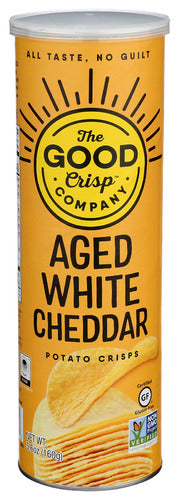 THE GOOD CRISP COMPANY CRISPS AGED WHITE CHEDDAR - 5.6 OZ