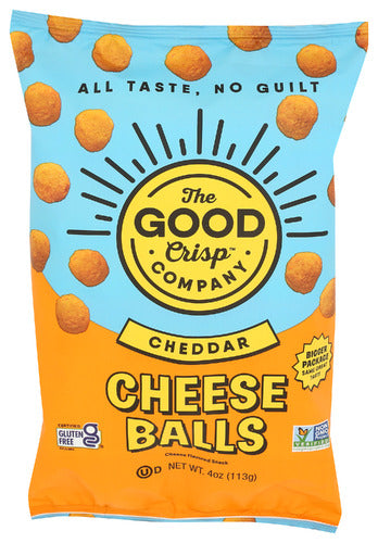 THE GOOD CRISP COMPANY SNACK CHS BALLS CHEDDAR - 4 OZ