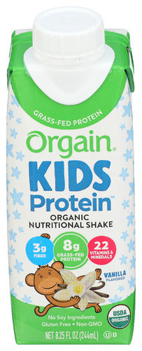 Orgain Kid Protein Rtd Vnla Org, 8.25 FO.