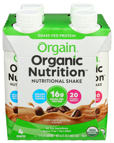 Orgain Protein Rtd Mcha 4Pk Org, 44 FO.