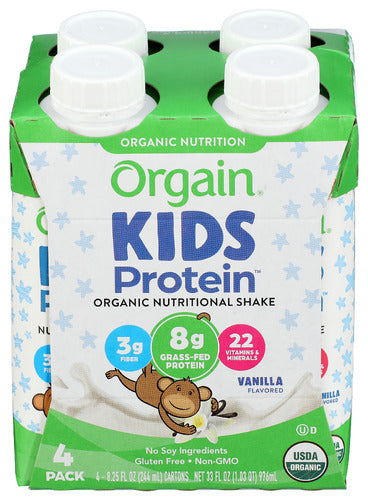 Orgain Kid Prten Rtd Vnl 4P Org, 33 FO.