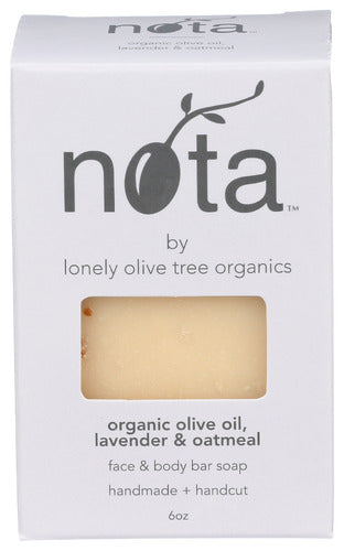 Nota Olive Oil Skincare Soap Br Olv Oil Lvn Otml, 6 OZ.