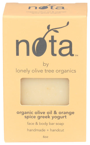 Nota Olive Oil Skincare Soap Br Olv Oil Greek Yg, 6 OZ.